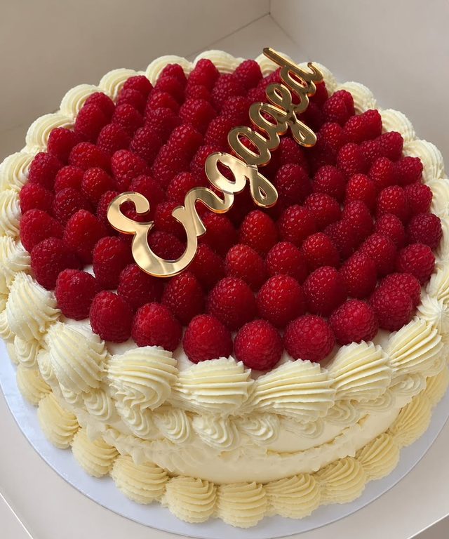 Layer cake aux framboises « Engaged »